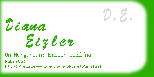 diana eizler business card